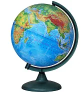 Глобус физический диаметром 250 мм