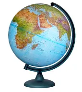 Глобус «Двойная карта» диаметром 320 мм, с подсветкой