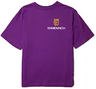 Фирменная футболка Ermenrich «Nicht pizdicht! Сумасшедший электрик», фиолетовая, размер L