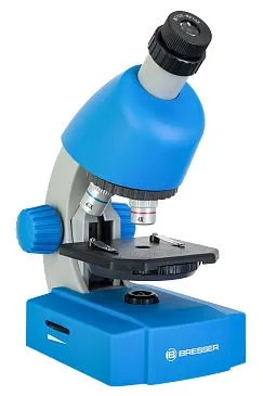 Микроскоп Bresser Junior 40–640x, синий (выставочный образец)