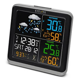 Метеостанция Explore Scientific с цветным экраном, изображение 1