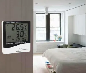 Термогигрометр цифровой МЕГЕОН, настольный (20208), изображение 5