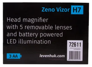 Лупа налобная Levenhuk Zeno Vizor H7, изображение 14
