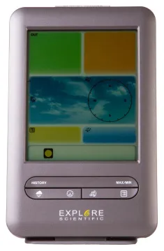 Метеостанция Explore Scientific «5 в 1» Wi-Fi с цветным дисплеем, черная, изображение 18