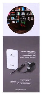 Метеостанция Bresser Temeo Life H с цветным дисплеем, черная, изображение 12