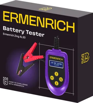 Тестер аккумуляторный Ermenrich Zing AL30, изображение 2