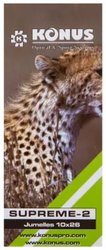 Бинокль Konus Supreme-2 10x26 WA, изображение 14