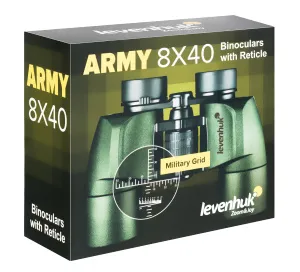 Бинокль Levenhuk Army 8x40 с сеткой, изображение 14