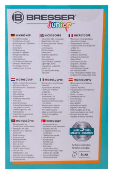 Микроскоп Bresser Junior 40–640x, изображение 3