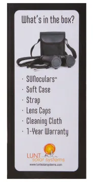 Бинокль солнечный LUNT SUNoculars 8x32, красный, изображение 15