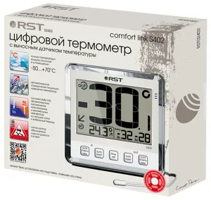 Термометр цифровой RST 02402 (S402) с внешним датчиком, изображение 4