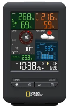 Метеостанция Bresser National Geographic «5 в 1» с цветным экраном, изображение 12