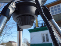 Вид на треногу снизу