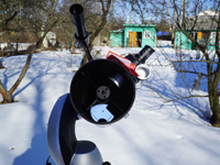 Взгляд внутрь тубы телескопа Sky-Watcher BK P130650AZGT SynScan GOTO