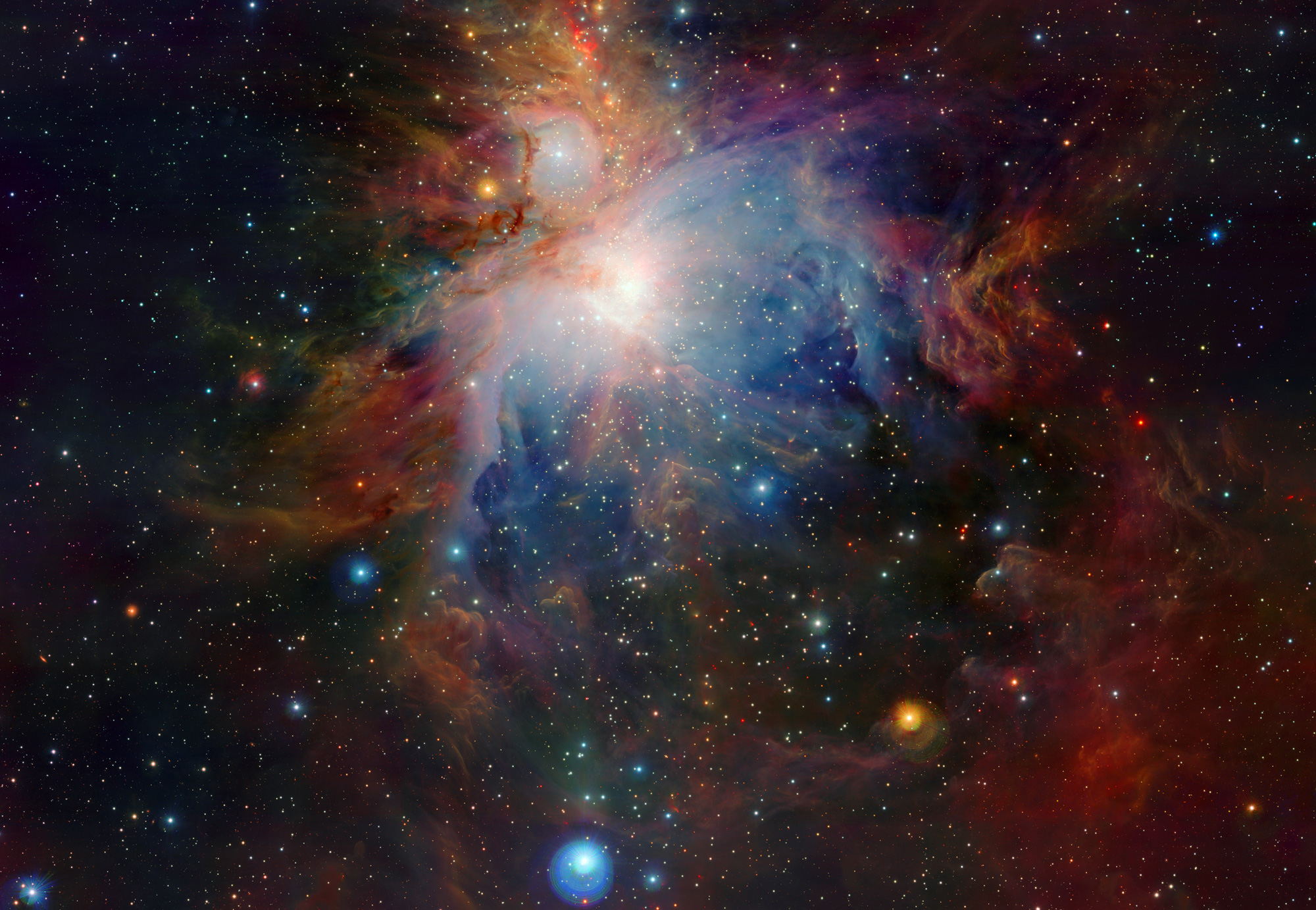 Туманность Ориона на небе