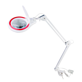 Лупа Veber 5D, 2,25x, 127 мм, с подсветкой, на струбцине (8608D) Лупа Veber 5D, 2,25x, 127 мм, с подсветкой, на струбцине (8608D)